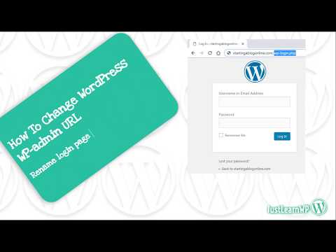 How To Change WordPress Login URL (WP Admin URL) - Rename WP login.php Page