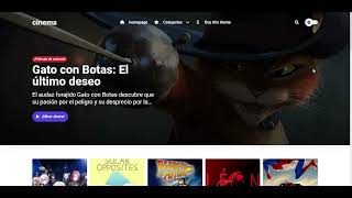 Plantilla para blogger de series y películas - cinema [premium]