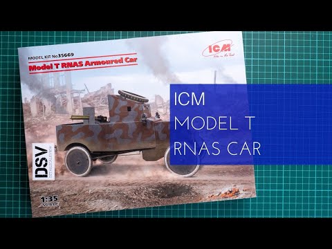 Сборная модель Бронеавтомобиль Model T RNAS (ICM 35669) 1:35