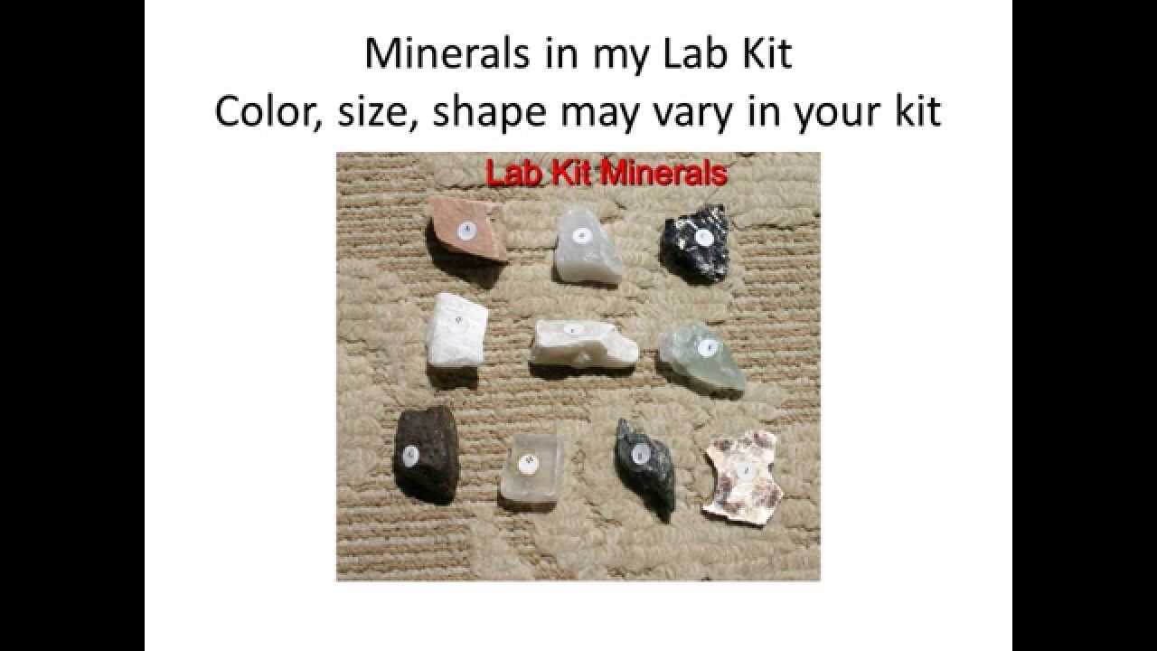 SC 161 Mineral Identification Lab 2 help