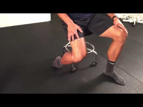 Seated Anterior Tibialis Stretch - Seated on Chair