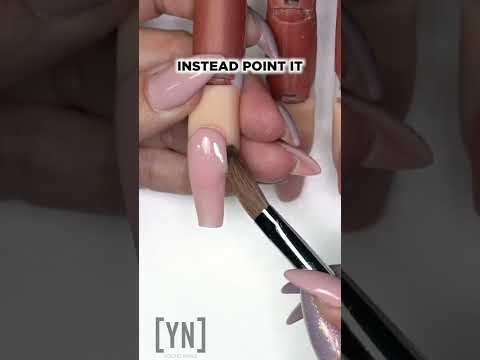 Quick Nail Tips: This Brush TRICK Will Help Your Acrylic Application - #Shorts