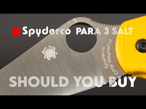 Spyderco Para 3 Lightweight Review | Salt Magnacut Version