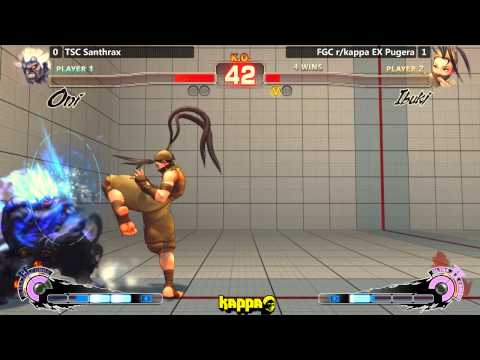 USF4 @ CEO2015 r/kappa Salty Suite: EX Pugera vs TSC Santhrax [720p/60fps]