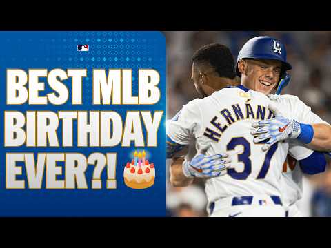 윌 스미스의 역전 생일 대포! (그의 가족이 시구를 했습니다) | MLB 하이라이트