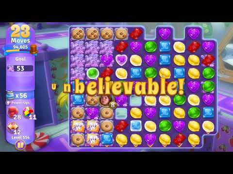 Wonka's World of Candy Level 554 NO BOOSTERS - A S GAMING ✔