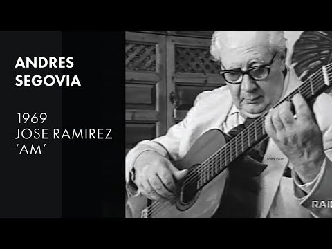 Andres Segovia plays his 1969 Jose Ramirez