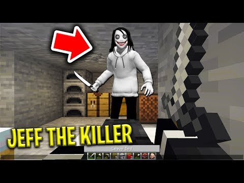 JEFF THE KILLER BREAKS INTO MY BASE IN MINECRAFT! (Scary Minecraft Video)