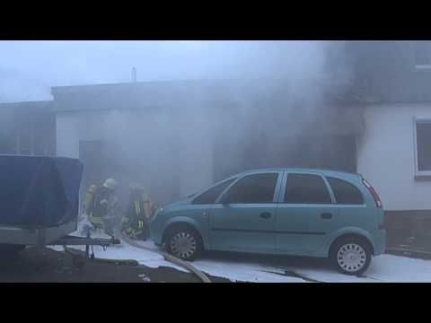 Brand in einem Pellets Lager in Irmgarteichen