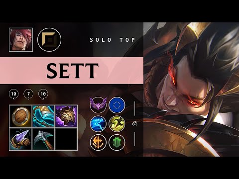Sett Top vs Rumble - EUW Master Patch 25.23