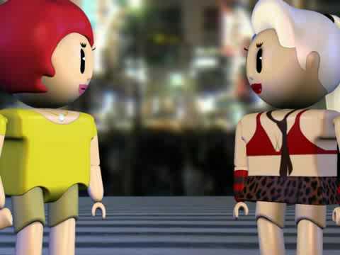 Britney Spears Vs. Lady GaGa! Battle In The Streets!