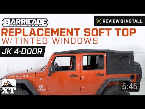 Jeep Wrangler Barricade Replacement Soft Top w/ Tint (2007-2009 JK 4-Door) Review & Install