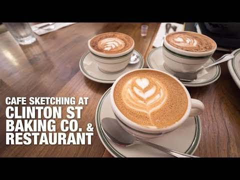 Clinton St Baking Company and Restaurant (sessão de esboço de café)