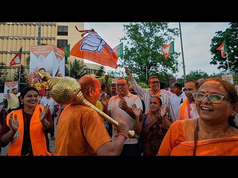 Video Thumbnail: Celebrations as Modi’s ruling party poised to take control of India's West Bengal state
