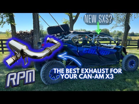Can Am X3 Gets New FULL 3in Monster Core Exhaust From @RPMPowersports