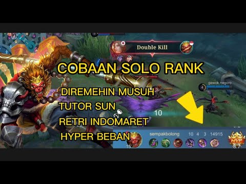 ENEMY BERCANDA | SUN HYPER CARRY DI TANTANG LATE GAME !!