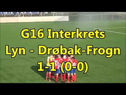 G16 Interkrets: Lyn - Drøbak-Frogn 1-1 SAMMENDRAG