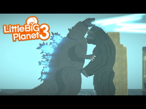 LittleBIGPlanet 3 - Godzilla Vs. King Kong 2020 [PS4 Gameplay]