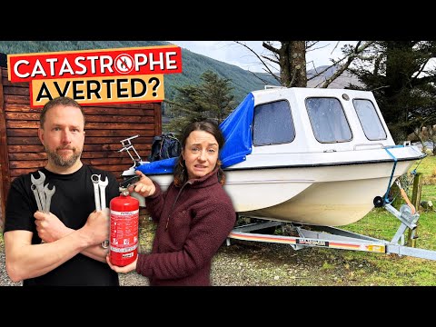 CATASTROPHE AVERTED?! Boat Prep At Our Cottage On The Isle of Skye - Scottish Highlands - Ep67