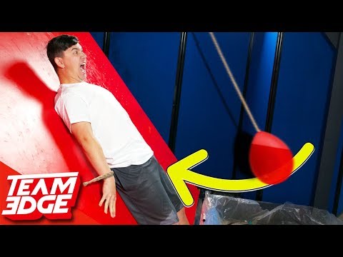 Don't Let the Giant Water Balloon Hit You Below the Belt!