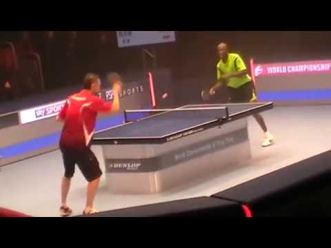 World Championship Of Ping Pong (WCPP) - 2013. Final. Maxim Shmyrev - Sule Olaleye. Part 1