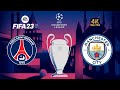 PSG x Manchester City | FIFA 23 Gameplay Champions League | Final [4K 60FPS]