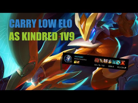 HOW TO CARRY LOW ELO AND CLIMB AS KINDRED JUNGLE!