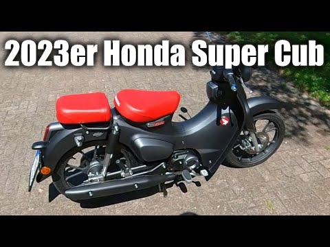 🇩🇪 Kleine Testfahrt mit der 2023er Honda Super Cub.
