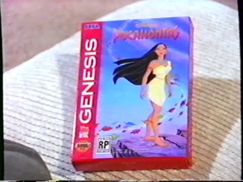Pocahontas Video Games (1996) - Winnie the Pooh Animated Storybook (1995) Promo (VHS Capture)
