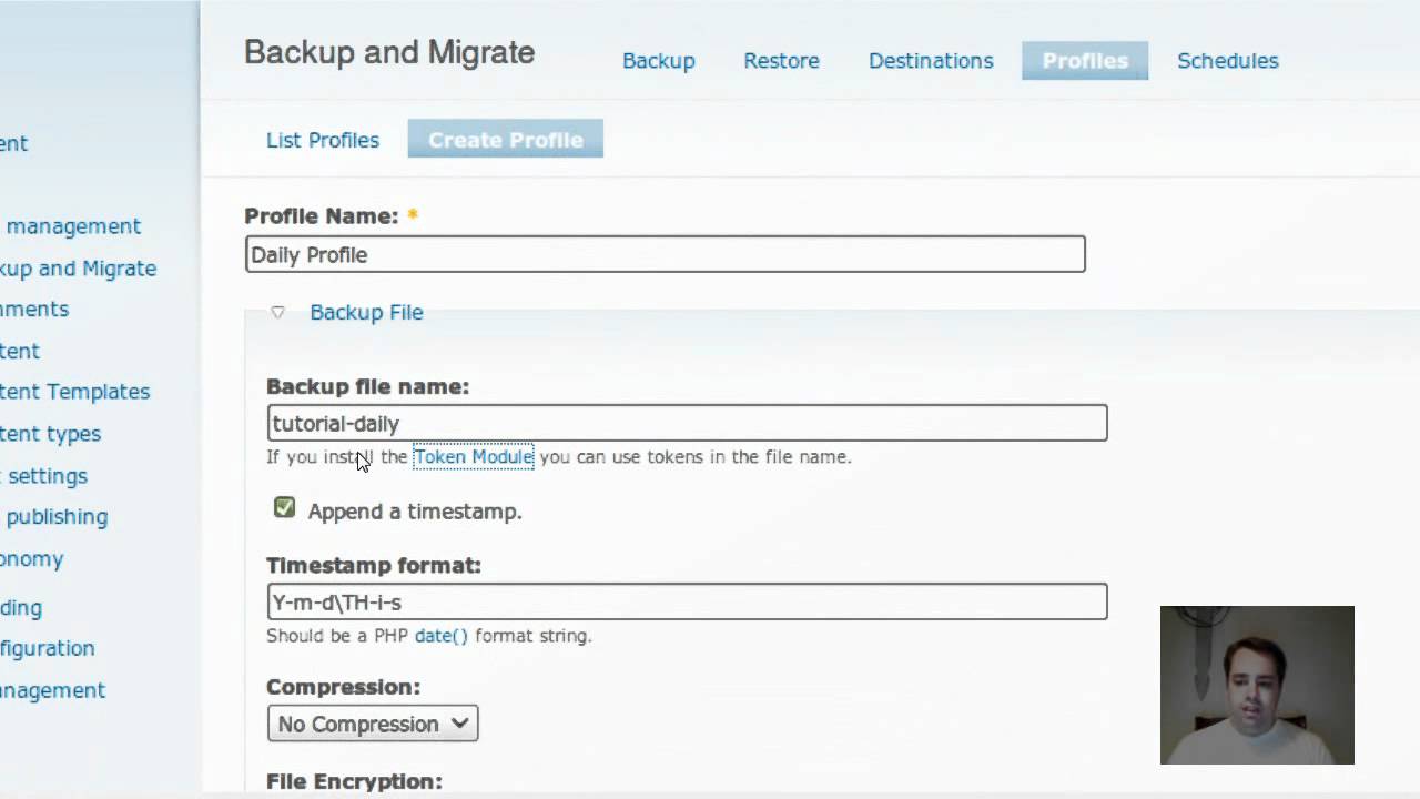 Drupal Tutorial: Backing Up Drupal, Part 1: Database Backup