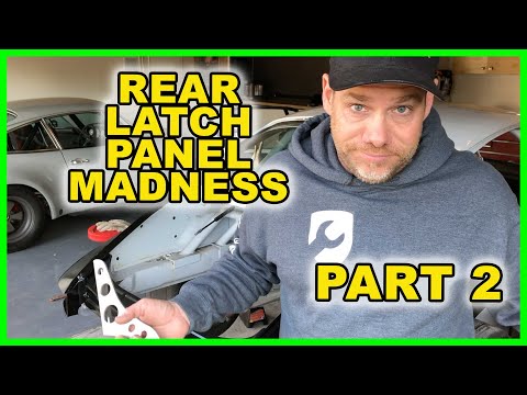 Vintage Porsche DIY Restoration - ABANDONED Race Car to Street Car Part 7 | Fitting Rear Latch Panel