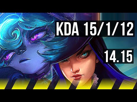 VEX & Nautilus vs CAITLYN & Sona (ADC) | 15/1/12, Quadra, Legendary | EUW Master | 14.15