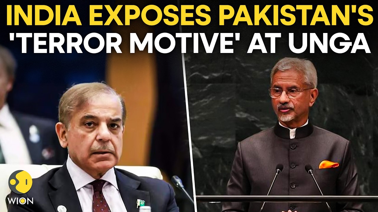 Jaishankar UNGA LIVE: India Exposes Pakistan's 'Terror Motive',Raises Seafarers' Safety At 81st UNGA