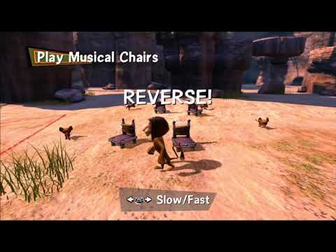 Madagascar: Escape 2 Africa - Walkthrough 19 - Play Musical Chairs & Scale the wall