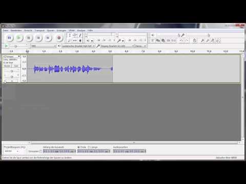 Audacity - Von Mono in Stereo | Tutorial | kurz und knackig [deutsch/HD]