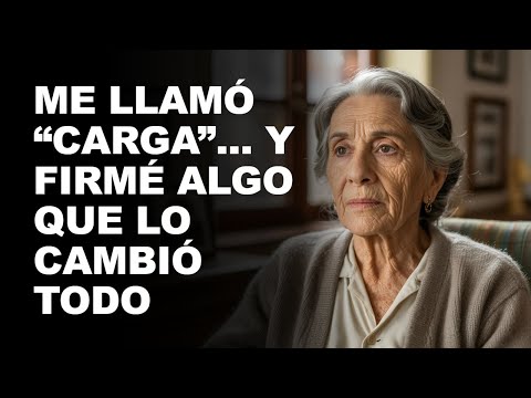 Me dijo “ERES UNA CARGA”, pero no imaginó lo que firmé esa tarde