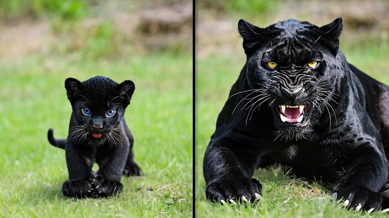 ANTES E DEPOIS DE ANIMAIS CRESCENDO. TRANSFORMAÇÕES ANIMAIS INCRÍVEIS