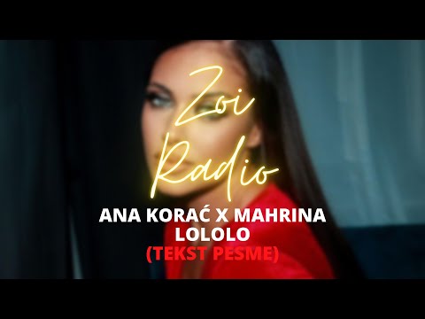 Mahrina X Ana Kokić - Lololo ( lyrics )