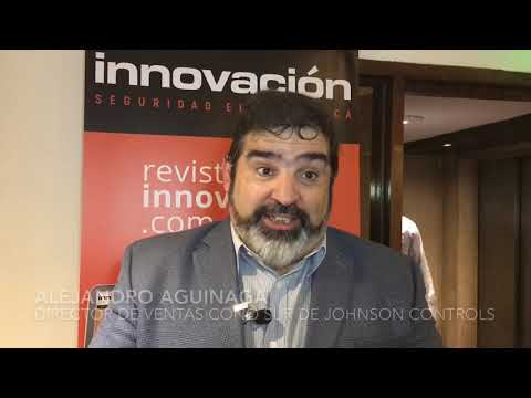 Alejandro Aguinaga Director de Ventas Cono Sur de Johnson Controls en el Encuentro Tecnológico ALAS Buenos Aires 2019