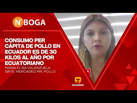 Consumo per cápita de pollo en Ecuador es de 30 kilos al año por ecuatoriano