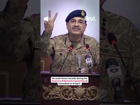 Pakistan Army Chief General Asim Munir invoked the Partition-era theory at a diaspora event.