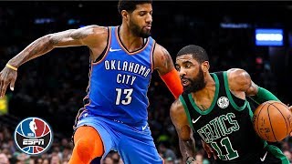 Paul George - Russell Westbrook - Oklahoma City Thunder - Kyrie Irving - Boston Celtics