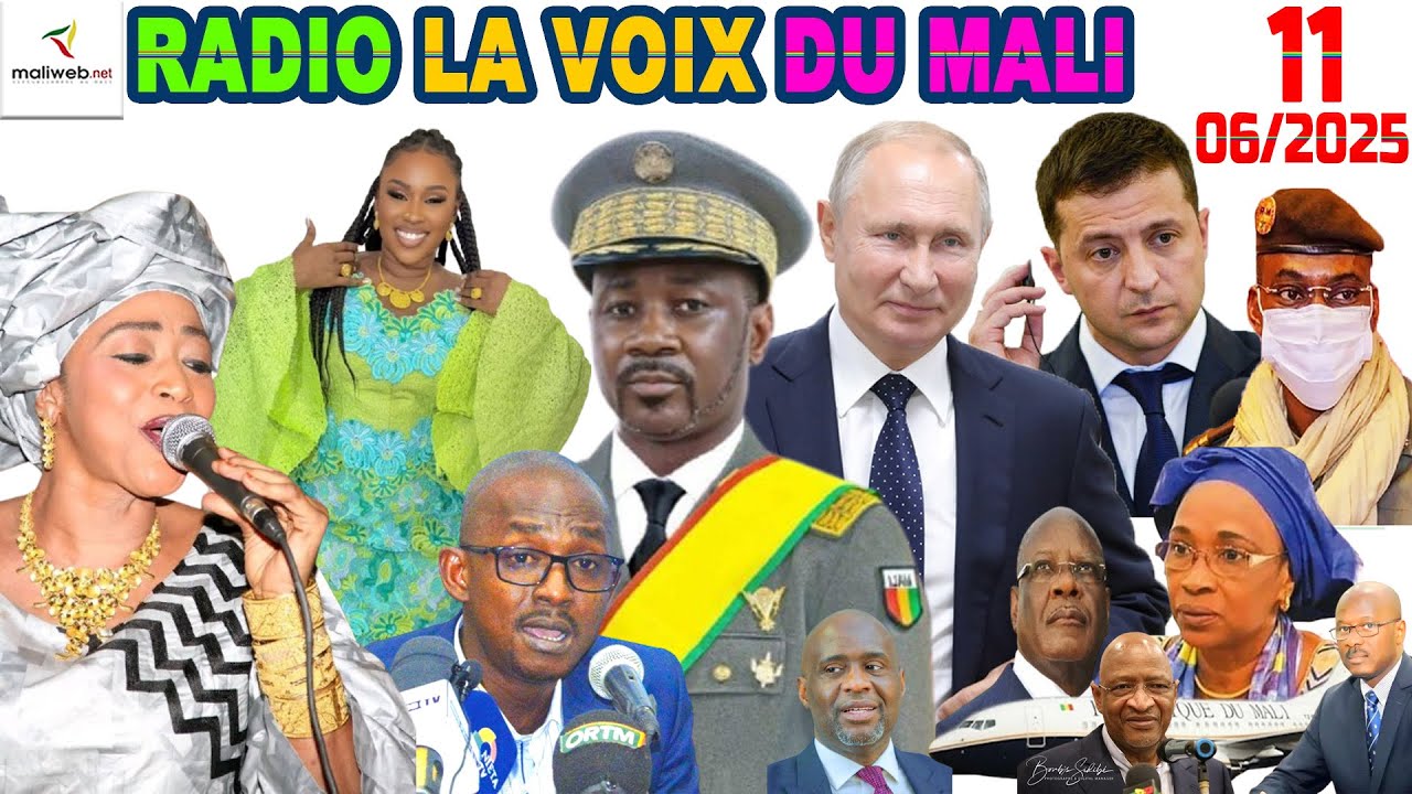 La Revue de Presse de la RADIO LA VOIX DU MALI du 11 Juin 2025