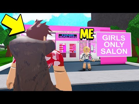 I Ran A Girls Only Salon And Pranked This Youtuber Roblox - 