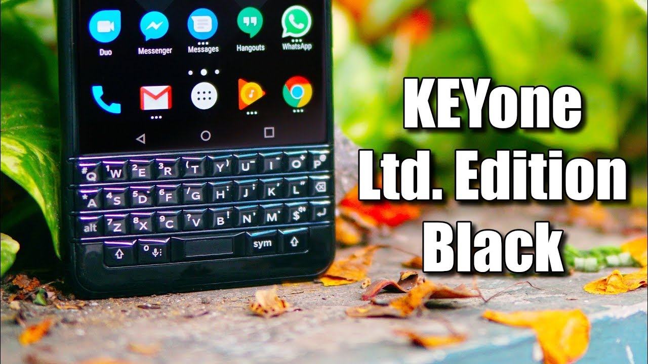 Blackberry KEYone Limited Edition Black Review - QWERTY Goodness!