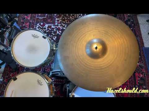 1960s Vintage Zildjian 22” Light Crash Ride 2684 g