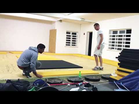 Elements Performance floating floor / sprung floor build 2017.