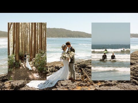 Tofino Destination Wedding - CANADA'S SURFING PARADISE - Ian and Julia (SONY FX3 & FX30)