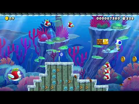 W3 - 2 : Don't drown by Ethylamid - Super Mario Maker 2 - No Commentary 1ca 1cb 022020