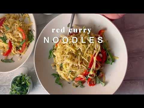 Thai Red Curry Noodles Recipe